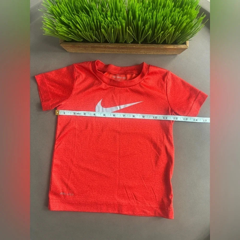 Nike Kids Dry Fit Bright Red Short Sleeve Tee Size 3T